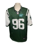 Nike NFL New York Jets Mohammed Wilkerson #96 Adult Large Green On Field... - £28.39 GBP