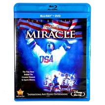 Walt Disney&#39;s: Miracle (Blu-ray/DVD, 2004,Widescreen) Like New !   Kurt Russell - £6.06 GBP