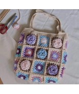 Granny square bag, Crochet bag, Boho bag, colorful bag, crossbody bag (b... - €66,47 EUR