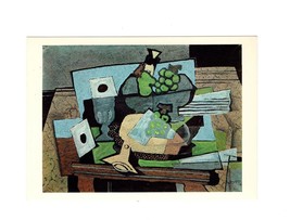 Art CARD- &quot; Still Life With Grapes&quot; 1927 - Artist: Georges Braque Bka - £1.19 GBP