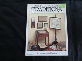 Theron Traditions #3 ANTIQUE INSPIRED SAMPLERS Cross Stitch PATTERNS -  ... - £6.27 GBP
