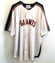 Vtg 90&#39;s San Francisco Giants Starter Shirt Jersey SZ 2XL Embroidered RARE HTF - £52.68 GBP