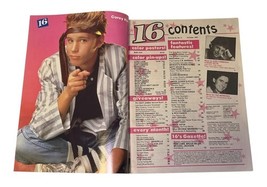 16 Magazine October 1987 Menudo Glenn Meideros River Phoenix Kirk Cameron image 2