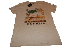 Mediterranean Sea Cyprus white NWT T-Shirt Size S - £10.30 GBP