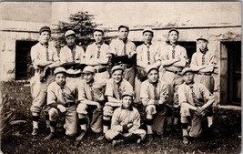 RPPC Youth Baseball Team The Midgets Real Photo c1910 Postcard Y17 - £31.41 GBP