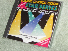 STAR SERIES 2012 COUNTRY LOVE DUOs  Vol. 1  Karaoke CD&amp;G (case2-70) - £21.02 GBP