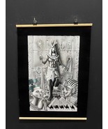Stunning Hand-Painted Black Velvet Artwork ,Pyramid With Desert Scene Ol... - $1,825.93 MXN