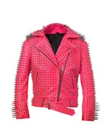 Personalized Steampunk Jacket, Heavy Metal Long Spiked Jacket. Men SPIKE... - $399.00
