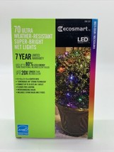 Ecosmart 70 Ultra Weather-Resistant Super-Bright Net Lights LED 4.8X2.6Ft - £27.81 GBP