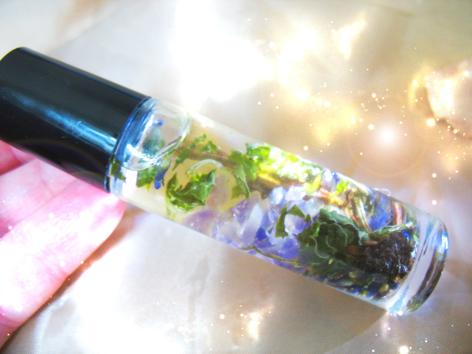 1000x CLEARING, CLEANSING & CALMING LAVENDER, MINT, SAGE & AMETHYST OIL MAGICK