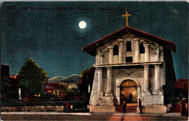 Mission Dolores at Night moonlight San Francisco California 1915 Expo - £5.38 GBP