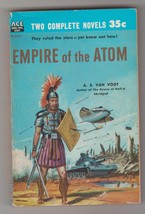 Empire of the Atom/Space Station  #1 by Van Vogt &amp; Long 1957 Ace Double - £9.43 GBP