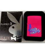 Rare Pink Playboy Bunny Zippo LIghter  W/Zippo Torch Insert - $915.46 MXN