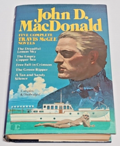 John D. Macdonald Five Complete Travis McGee Novels 1985 HCDJ - £62.77 GBP