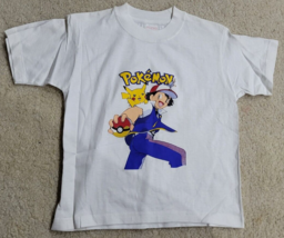 Vintage Y2K Pokémon Manga T Shirt Kids M Nintendo 90s Rare - $18.50
