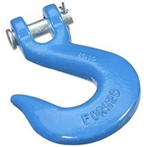 Clevis Slip Hook With Latch, Blue, 3/8-In. - $31.99 CAD
