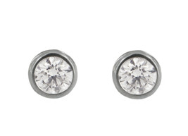 Tiffany &amp; Co. Elsa Peretti Diamonds by the Yard Earrings in Platinum - $7,500.00
