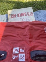 Vintage Promotional Coke Coca-Cola Inflatable Sled Olympic - £26.16 GBP