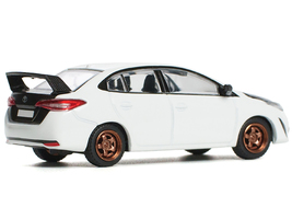 Toyota GR Vios White with Carbon Hood 1/64 Diecast Model Car by Pop Race - £24.30 GBP