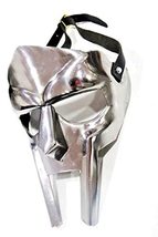 NauticalMart MF Doom Rapper Gladiator Mask Halloween Costume Silver - £69.58 GBP