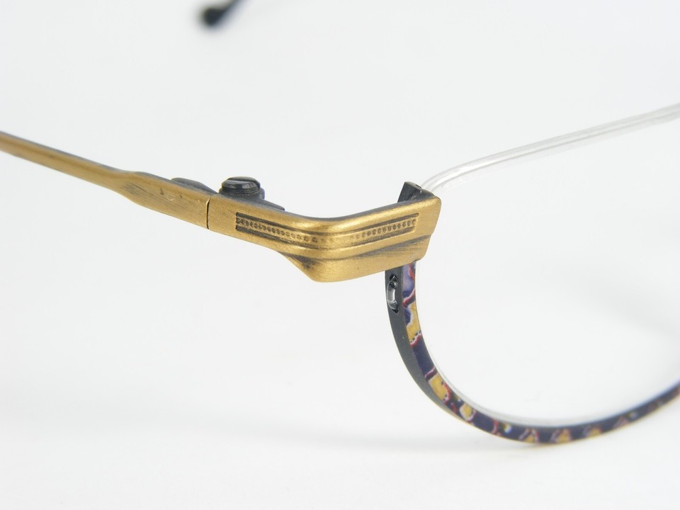 Vintage NOS TREND COMPANY 969 1 MULTICOLOR EYEGLASSES GLASSES FRAME 47-18-140mm Item image 6