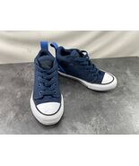 Converse all Star Chuck Taylor Junior Kids 11M Shoes Blue Canvas Mid Top... - €21,24 EUR