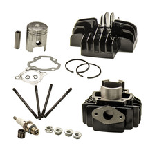 50cc Cylinder Piston Gasket Head Top End Kit for Yamaha PW50 81-09 QT50 ... - $46.61