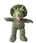 Build A Bear Green Triceratops Dinosaur Plush Stuffed Animal Toy Retired... - $178.08 MXN