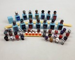 Teenymates NFL Football Mixed Lot 45 Figures 15 Lockers 5 Benches 5 Wate... - $59.30