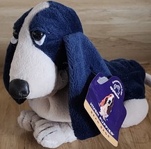 Hush Puppies Beanbag Plush Basset Hound Applause Dog W/ Tags 5&quot; Bunting Blue - £9.34 GBP