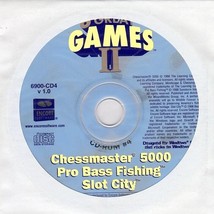 Chessmaster 5000, Pro Bass Fishing &amp; Slot City (PC-CD, 1999) - NEW CD in SLEEVE - £3.85 GBP