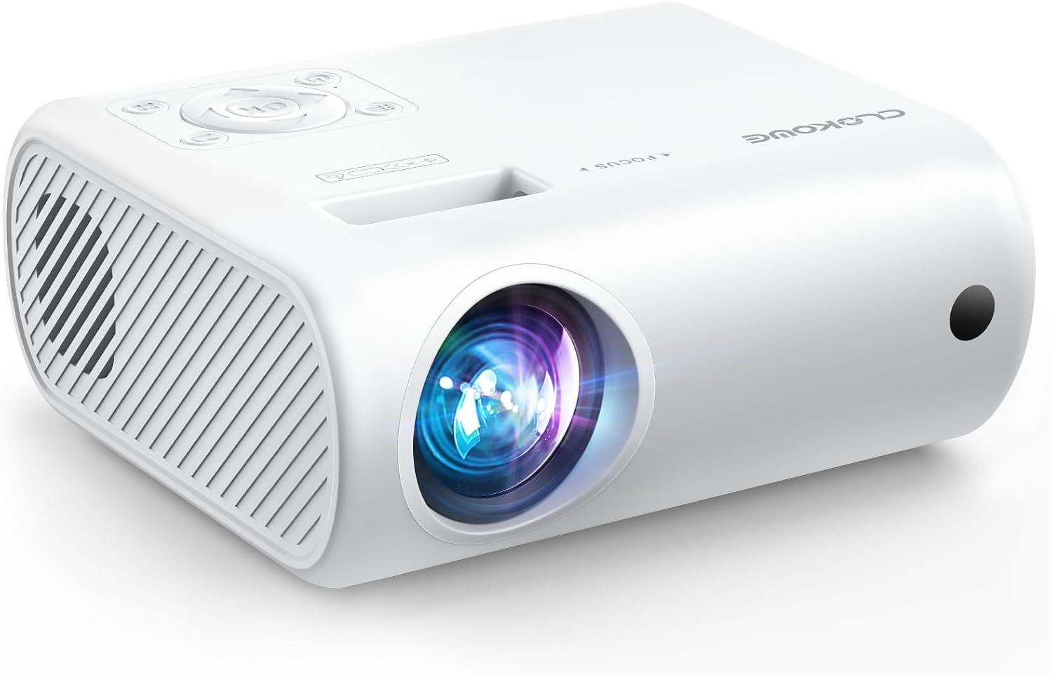 Movie Projector, Clokowe 2022 Upgraded Portable Projector With 7000 Lux ... - $90.96