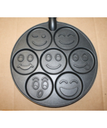 Emoji Smiley Face Pancake Pan Nordic Non-Stick Coating Breakfast Pan Cak... - £7.96 GBP