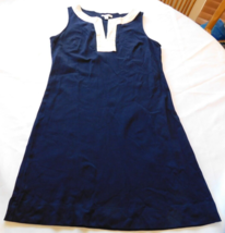 New York &amp; Co Women&#39;s Junior&#39;s Dress Sleeveless Navy Blue Size M Medium ... - £27.60 GBP