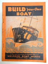 1940 Build Your Own Boat Catalog Plans Melrose Park Ill Sketches - £68.23 GBP