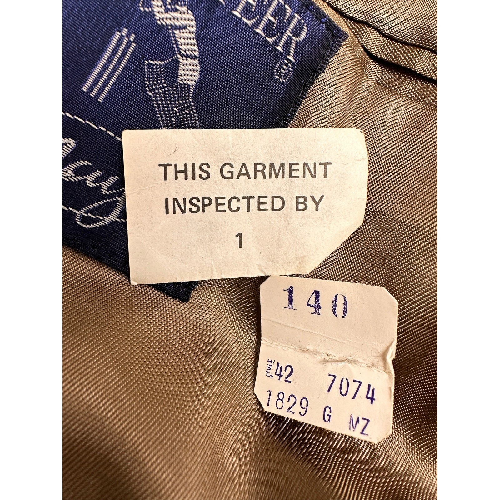 VTG Midcentury Harris Tweed Brown Wool Sport Jacket Cricketeer Sz 42 Scotland Item image 10