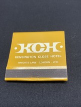 Vintage Feature Matchbook Cover Kensington Close Hotel Front Strike Unstruck KG - £19.44 GBP