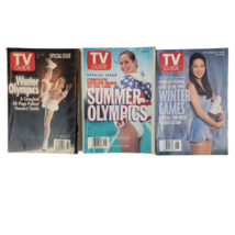 Lot of 3 TV Guide Olympic Winter and Summer Games Nancy Kerrigan Michelle Kwan - £9.94 GBP