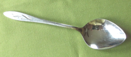 Oneidacraft Deluxe Stainless Teaspoon Ember Glow Pattern Burnished Handle     - £4.74 GBP