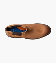 Nunn Bush Otis II Plain Toe Chelsea Boot Suede Tan 85091-240 image 5