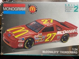 Monogram #27 McDonald&#39;s Thunderbird NASCAR Model Kit - £6.04 GBP