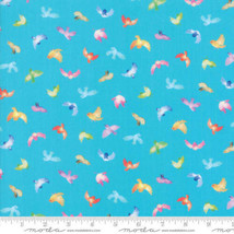 Moda Flights Of Fancy 2019 Turquoise 33463 18 Quilt Fabric By The Yard By Mo Mo - £8.47 GBP