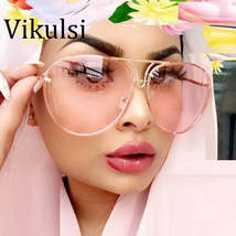 VIKULSI - Original Unique Vintage Eyeglasses Transparent Glasses Women R... - £55.82 GBP