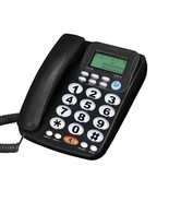 Corded Big Button Telephone For Elderly Caller Id Landline Phones For Se... - $43.99