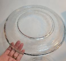 Clear Glass Cheese & Cracker or Dessert Plate & Dome Lid image 5
