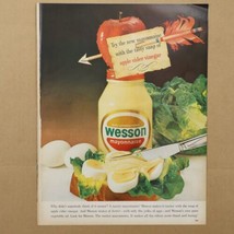 1964 Wesson Mayonnaise Schlitz Light Beer Tom Harmon Print Ad 10.5&quot; x 13.25&quot; - £5.64 GBP