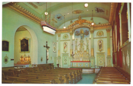 Vtg Postcard-Notre Dame Des Victories-Interior Church-Chrome-CAN1 - $4.90