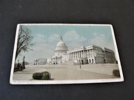 The Capitol, Washington D.C. - George Washington 1 cent stamp-1915 Postcard.    - £6.66 GBP