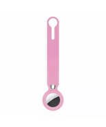 For Apple AirTag Beautiful Pink Silicone Case Tracker Sleeve Ring Keychain - $145.16 MXN