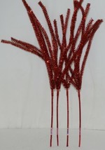 Tinsel XV784624 Red Spray Holiday Decorations Approximately 25 inches Se... - $10.99